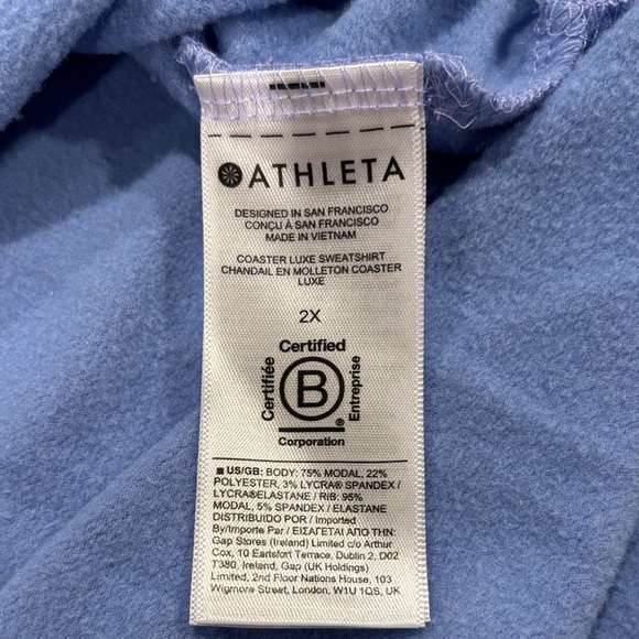 Athleta coaster luxe sweatshirt size 2x - Picture 8 of 10